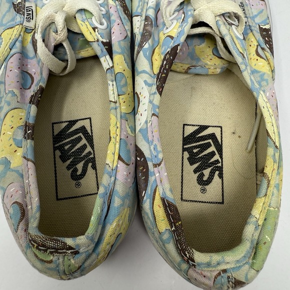 Vans Donut Skyway Late Night Authentic Canvas Sneakers Mens 6.5 Womens 8 Blue - Picture 6 of 15